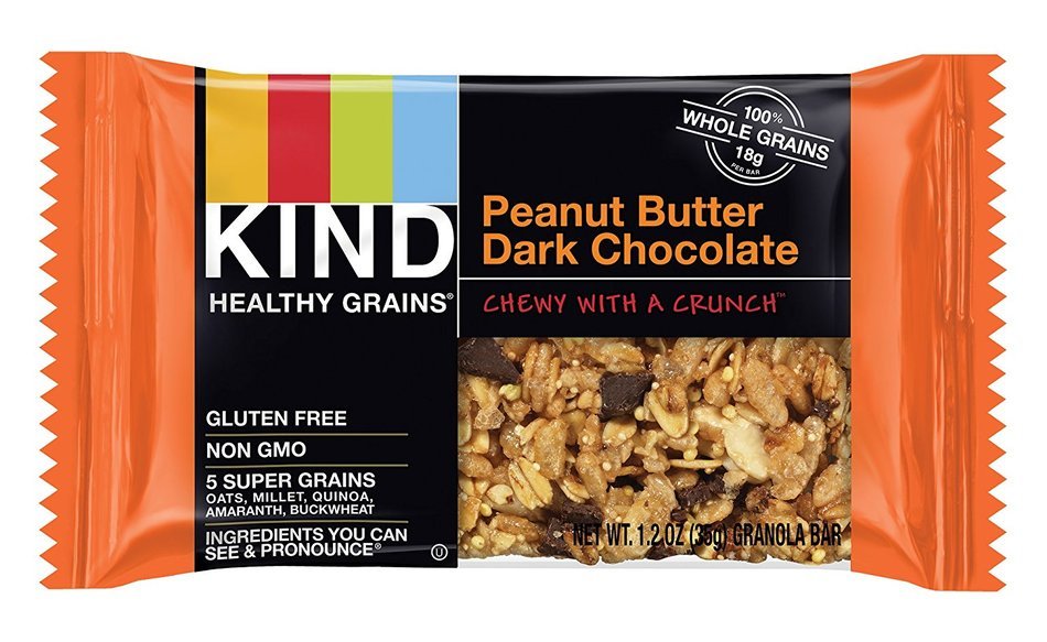 KIND Healthy Grains Granola Bars, Peanut Butter Dark Chocolate, 6.2 Ounce (Pack Of 3) N2