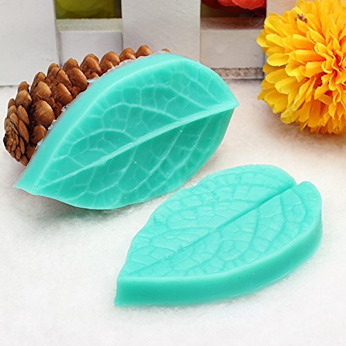 "TC3773 Silicone Leaf Shaped Mold Fondant Cake 3D" shopping N5