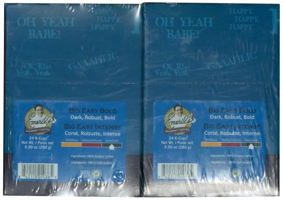 Emeril's Big Easy Bold Coffee K-Cup Portion Pack for Keurig Brewers, 24-Count N10