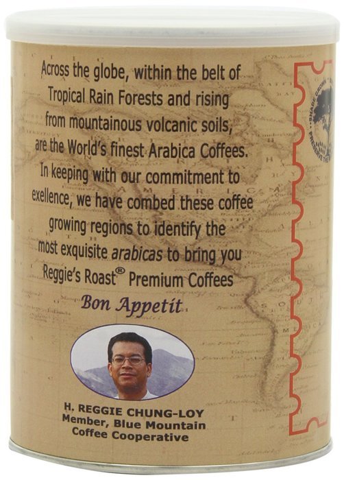 Reggie's Roast Organic, Fair Trade Ground Coffee, 12-Ounce Cans (Pack of 3) N3