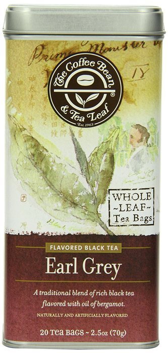 The Coffee Bean & Tea Leaf, Tea, Hand-Picked Earl Grey, 20-Count Tin N3