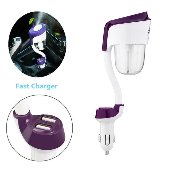 Car Diffuser Essential Oil, COSCOD Perfume Air Purifier Aromatherapy Humidifier Water Sprayer Ultrasonic Wave... N9