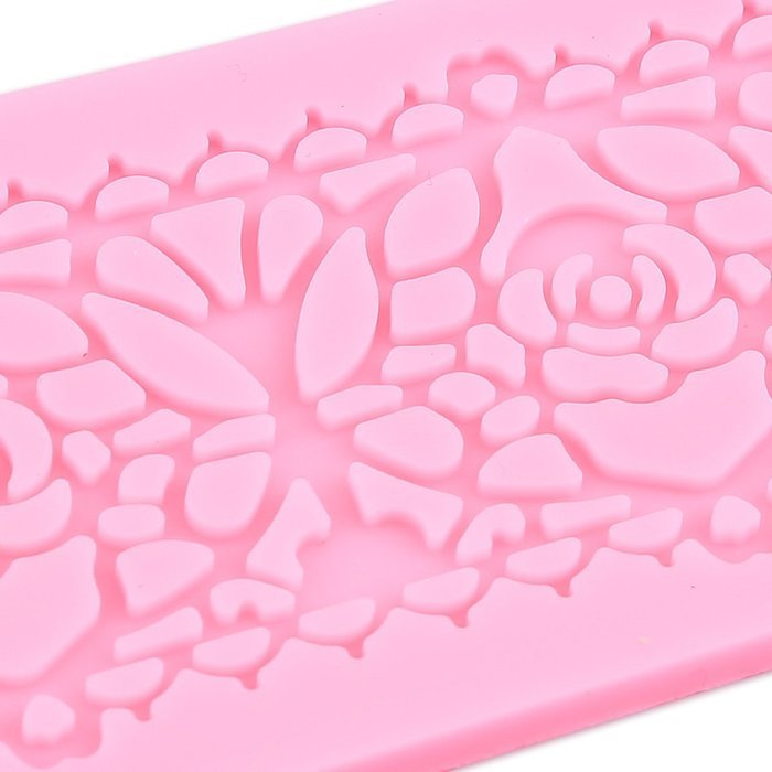 Surepromise Lace Silicone Mold Mould Fondant Cake Decoration Baking Bakeware Flower 2PCS N6