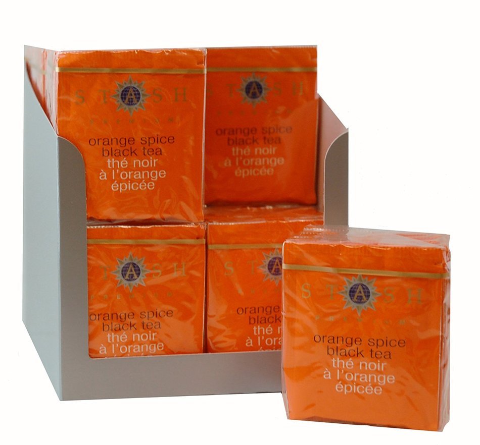 Stash Tea Double Bergamot Earl Grey Black Tea, 10 Count Tea Bags in Foil (Pack of 12) N27