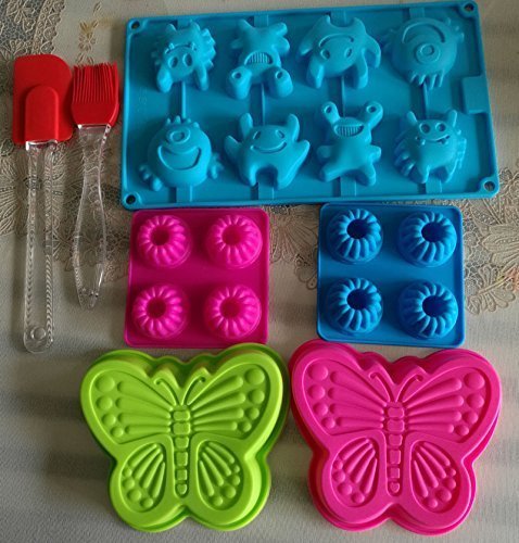 V&J 7pcs Silicone Bakeware Set N2