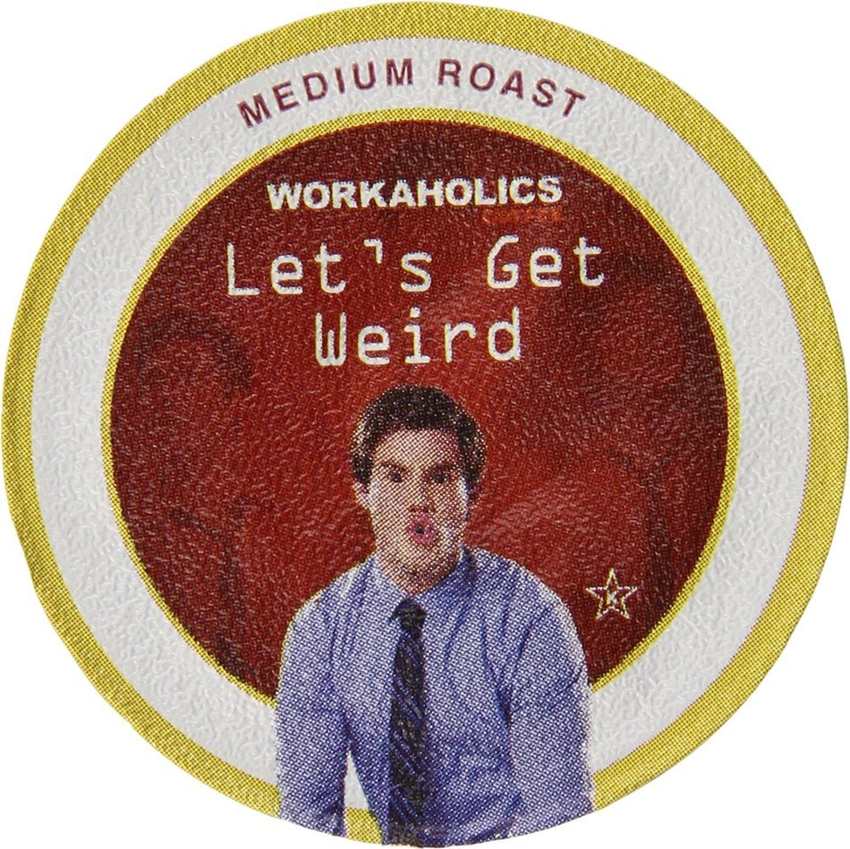 Workaholics Straight Grizzly Single-Cup Coffee for Keurig K-Cup Brewers 12-Count N10