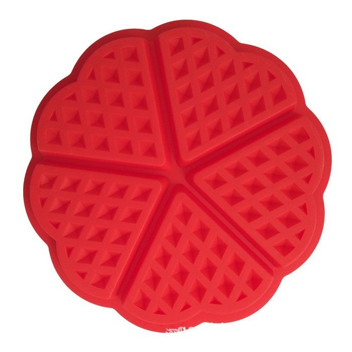 Square Waffle Mold Oven For Food-grade Silicone Mold DIY Muffin/Checkered Nestle Mold . (round) N9
