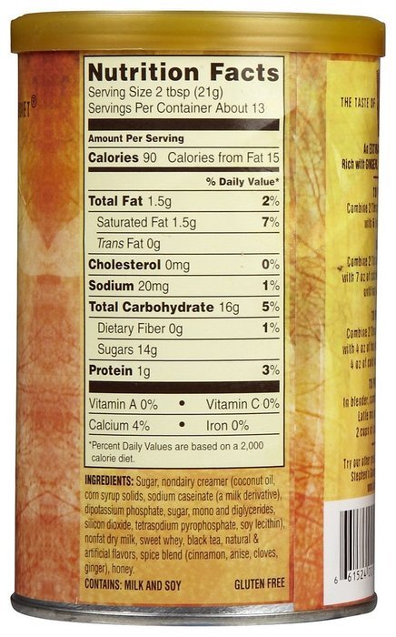 Pacific Chai Latte Mix Canister - Spice Chai - 10 oz - 2 pk N2