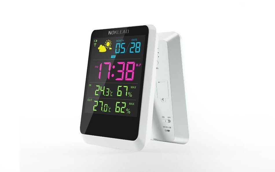 2016 New Factory provider weather station table clock,Digital Weather Station Report Humidity Temperature thermometer... N2
