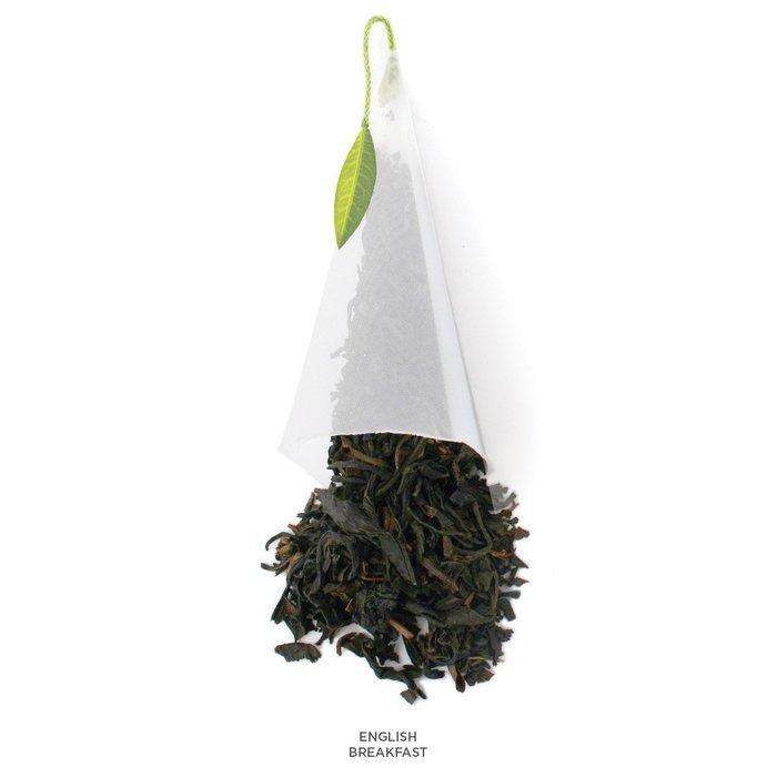 Tea Fort&eacute;&reg; Presentation Box with 20 Handcrafted Pyramid Tea Infusers - English Breakfast Black Tea