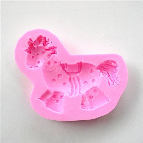 Wocuz W0496 Horse Fondant Chocolate Candy Making Silicone Mold Cake Decoration Mould Small Pastry Tool N2