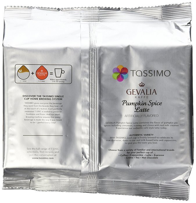 Tassimo Gevalia Pumpkin Spice Latte T Discs, 14.9 Ounce N3