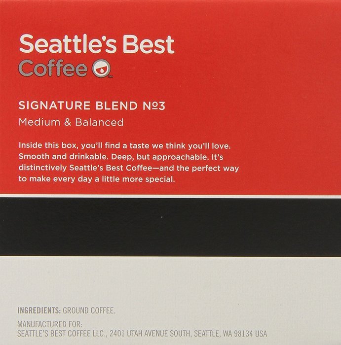 Seattle's Best Coffee Signature Blend No 3, K-Cup for Keurig Brewers, 10 Count (Pack of 6) N5