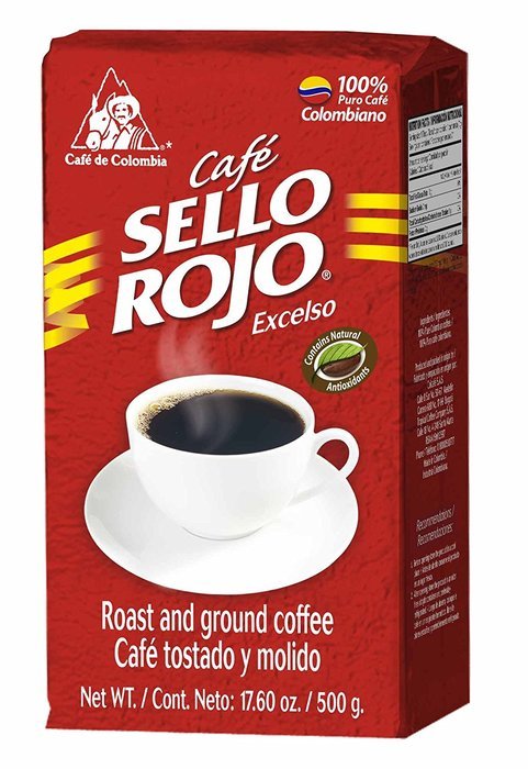 Sello Rojo Roast & Ground Coffee, 17.6-ounce Brick N3