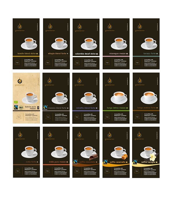 Gourmesso Trial Bundle - 150 Nespresso&reg; Compatible Coffee Capsules - $0.49/pod