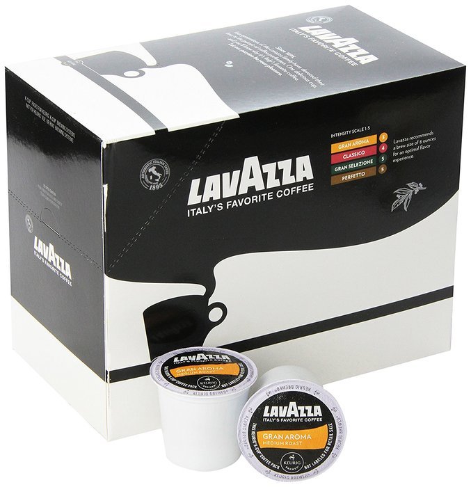 Lavazza K-Cup Portion Pack for Keurig Brewers, Gran Aroma, 22 Count