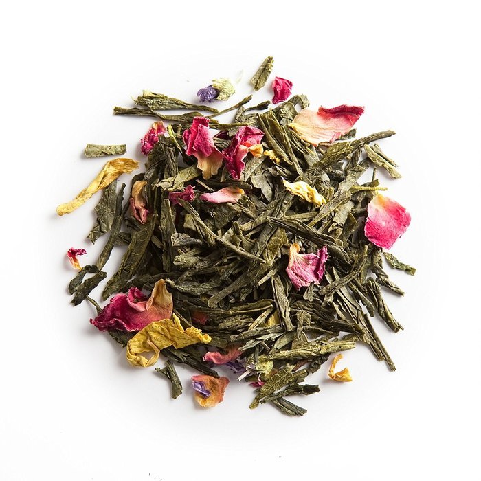 Palais des Th&eacute;s Premium Green Tea Loose Leafs, Benefits Diet And Weight Loss, Pure Set Gift With Fruit Mix Blossom... N5
