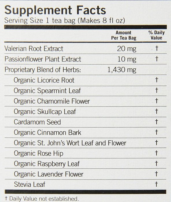 Yogi Tea Healing Formula, Organic Bedtime, 16 Bags, .85 oz N2