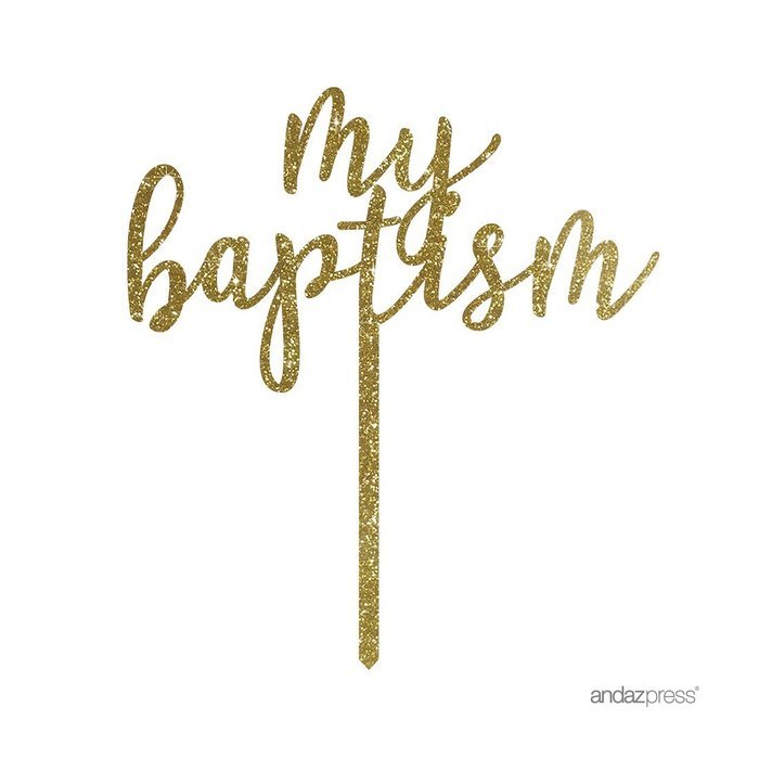 Andaz Press Baby Shower Acrylic Cake Toppers, Gold Glitter, Oh Baby, 1-Pack, Nautical Ocean Themed Party Decor... N26