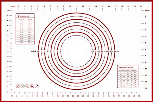 "60x40cm Platinum Silicone Dough Fondant Mat Glass Fiber Reinforced" shopping N4