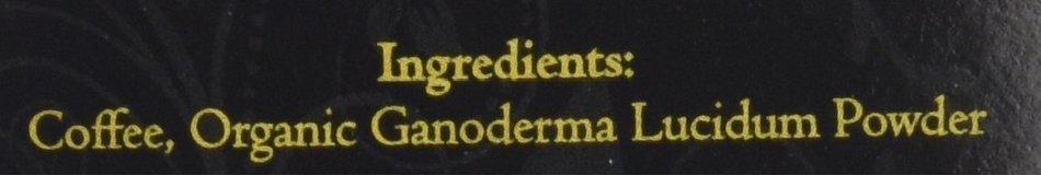 Gourmet Black Coffee With 100% Organic Ganoderma Lucidum (1 Box of 30 Sachets) N6