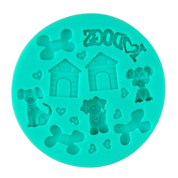 Baking Mould Cake Bread Mold Fondant Cakes Food-grade Silicone Puppy Non Stic