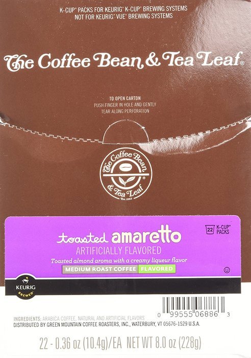 Coffee Bean & Tea Leaf Toasted Amaretto K-Cups - 22 ct N4