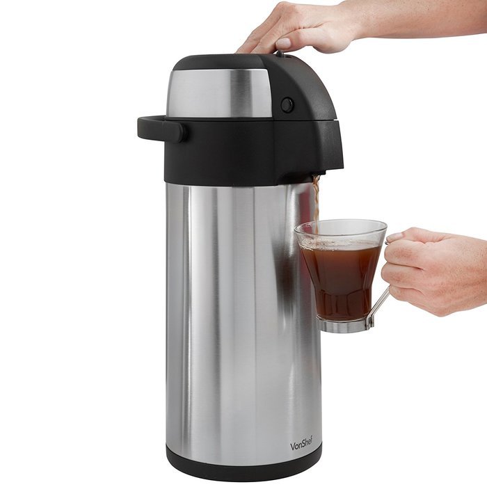 VonShef Thermal Airpot Beverage Dispenser, 5 L