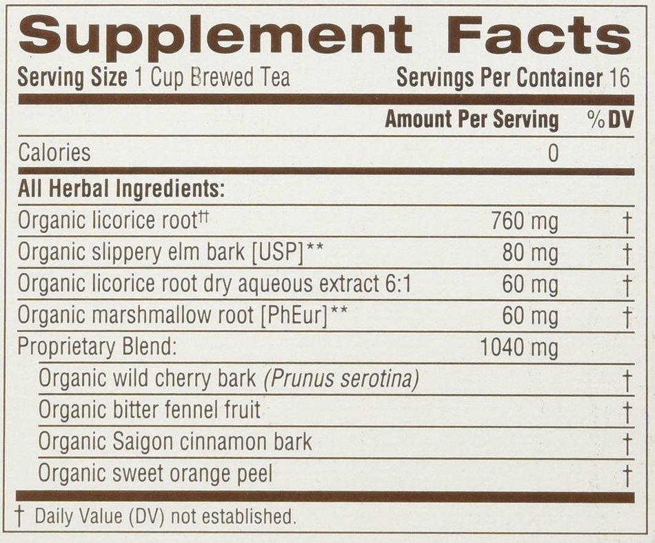 Traditional Medicinals Organic Throat Coat- Caffeine Free- 2 Pack (Total of 32 Tea Bags) N5