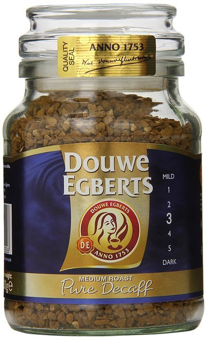 Douwe Egberts Pure Decaf Instant Coffee, Medium Roast, 3.5-Ounce, 100g N4