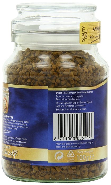 Douwe Egberts Pure Decaf Instant Coffee, Medium Roast, 3.5-Ounce, 100g N5