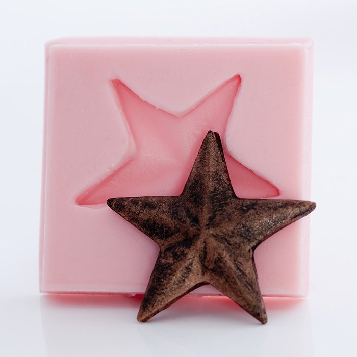 Silicone Primitive Star Mold Food Safe Fondant, Chocolate, Candy, Resin, Polymer Clay Mold, Metal Clay. Food Safe...