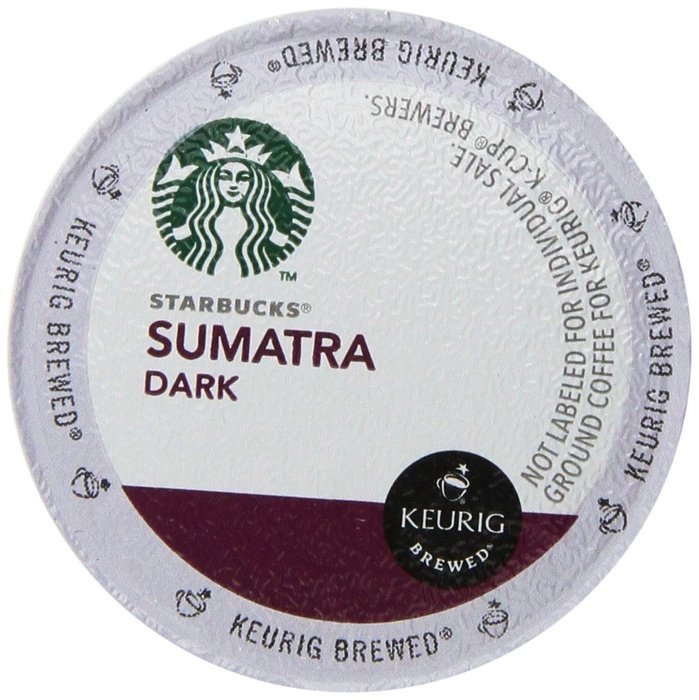 Starbucks Sumatra, K-Cup for Keurig Brewers, 54 Count