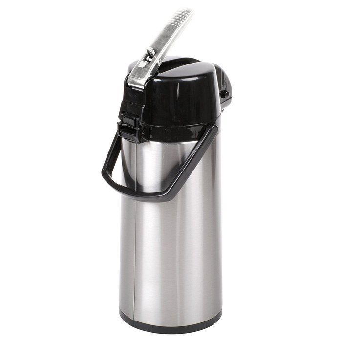 Choice 2.2 Liter Glass Lined Stainless Steel Airpot with Lever