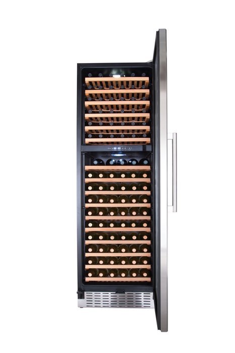 Professional 166 Bottle Dual Zone Built-In Wine Refrigerator