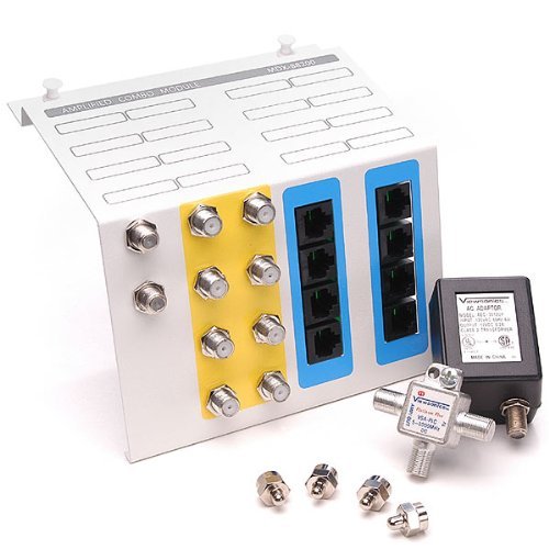 Amplified 8 Coax 8 RJ45