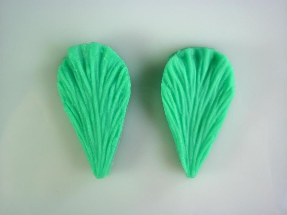 2pcs leaf shape silicone soap mold,Fondant Cake Decorating styling Tools, bakeware,cooking tools kitchen accessories N3