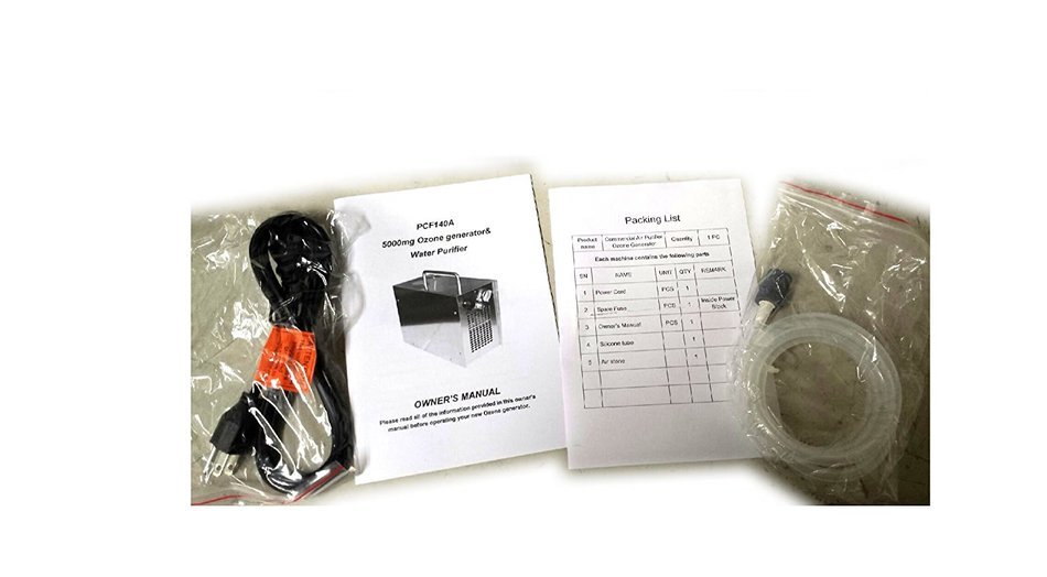 CleanAir Ozone Generator 5,000 Mg Air Deodorizer Ionizer Ozonator Ozonizer Ozone Machine