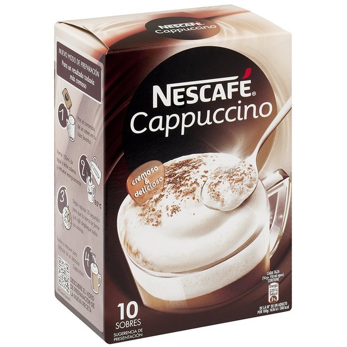 Nescafe Cappucino Packets - 14g - 10 ct N3