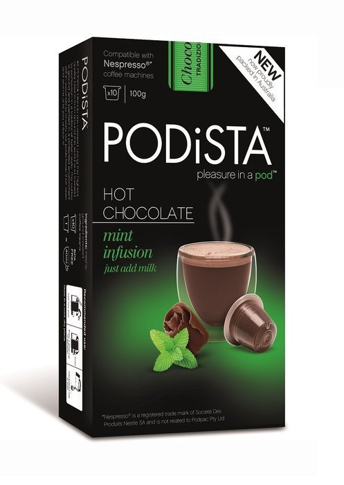 Hot Chocolate Nespresso Compatible Capsules Hot Cocoa Pods - Variety Pack - 4 Flavors / 4 Boxes - 40 Pod Package N4