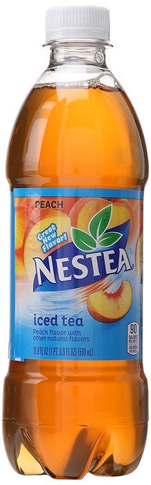 Nestea Iced Tea, Peach 16.9-ounce plastic bottles (Pack of 12) N4