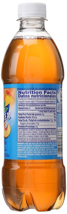 Nestea Iced Tea, Peach 16.9-ounce plastic bottles (Pack of 12) N5