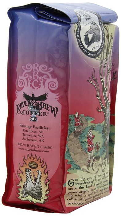 Raven's Brew Whole Bean Wicked Wolf Blend,Dark Roast 12-Ounce Bags (Pack of 2) N6