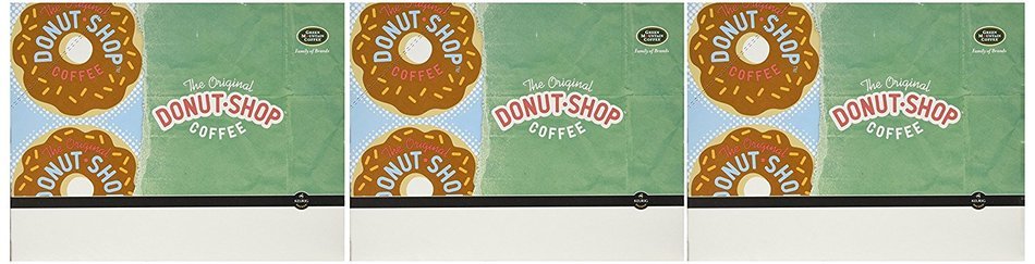 Donut Shop , K-Cup for Keurig Brewers, Regular - Medium Roast Extra Bold, 24 Count (Pack of 3)