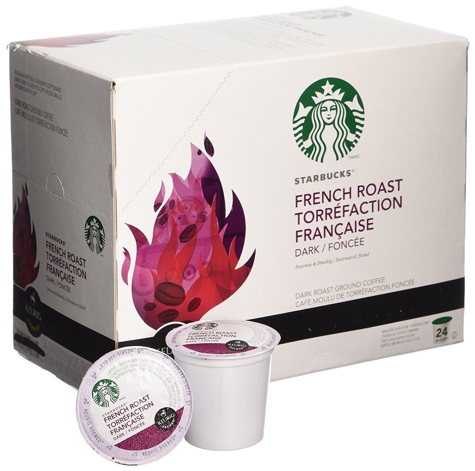Starbucks Coffee Keurig K-Cups, French Roast Dark, 96 Count N5