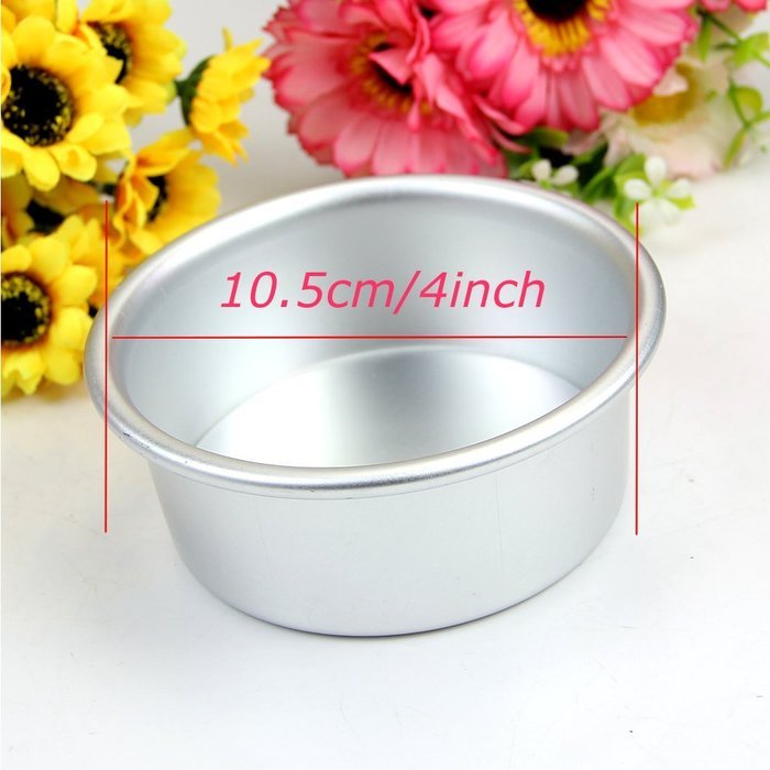 MImgo Store 2" 4" 5" 6" Reusable Round Cake Tin Panloose Base Bottom Wedding Cake Mould With Removeable Bottom...