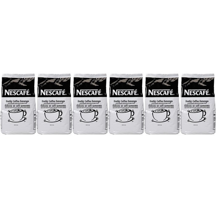 Nescafe Coffee, Latte Cappuccino Mix, 32-Ounce Bags (Pack of 6) N17