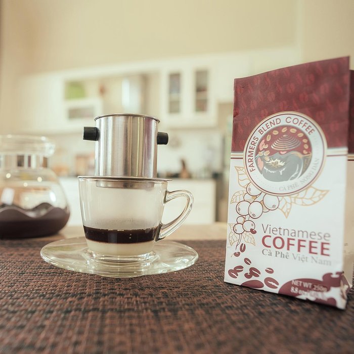 Premium Coffee by Farmers Blend Vietnamese Coffee, a Gourmet Coffee and Low Acid Coffee with smooth but bold flavors... N6