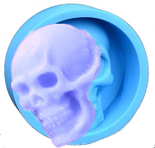 Skulls Halloween Silicone Mold for Fondant, Gum Paste, Chocolate, Crafts
