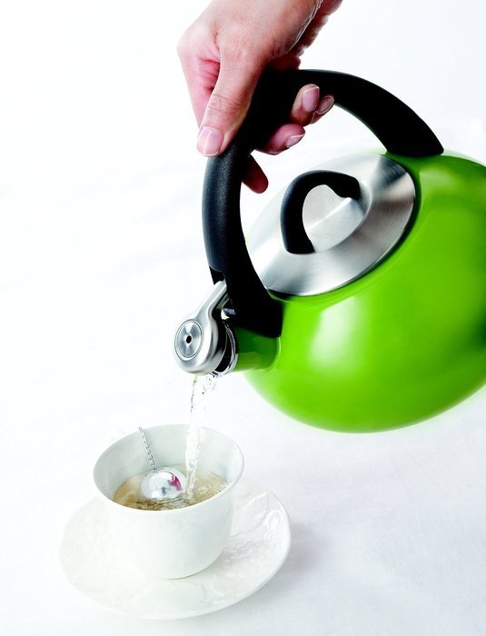 Calphalon 2-Quart Stainless Steel Tea Kettle with Whistle N6